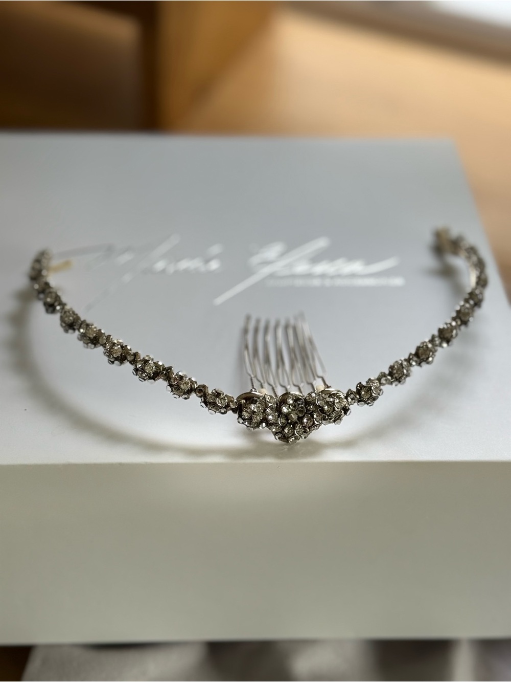 Bridal Maria Elena REVIVE Headband in Silver